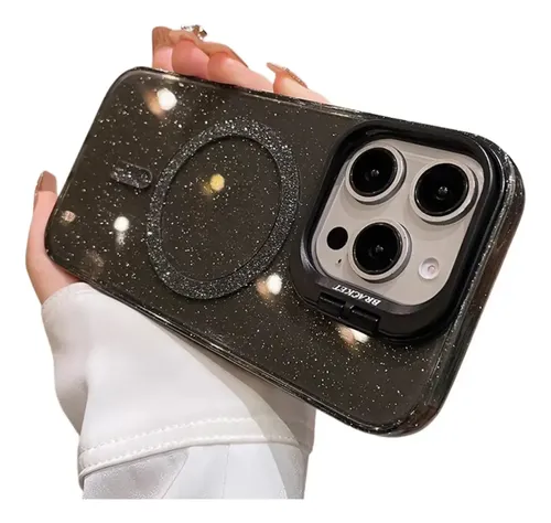 iPhone 17 Pro Glitter MagSafe Negro