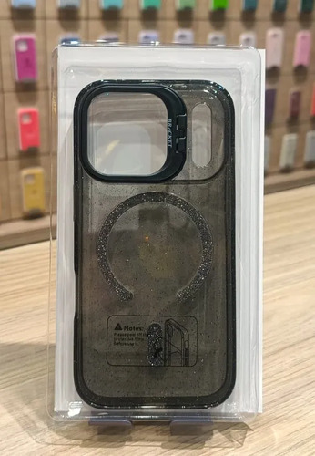 iPhone 17 Pro Glitter MagSafe Negro