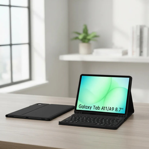 Samsung Galaxy Tab A9/A11 Con Teclado Negro