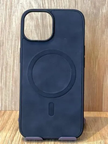 iPhone 15 Leather MagSafe Negro