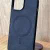 iPhone 15 Leather MagSafe Negro