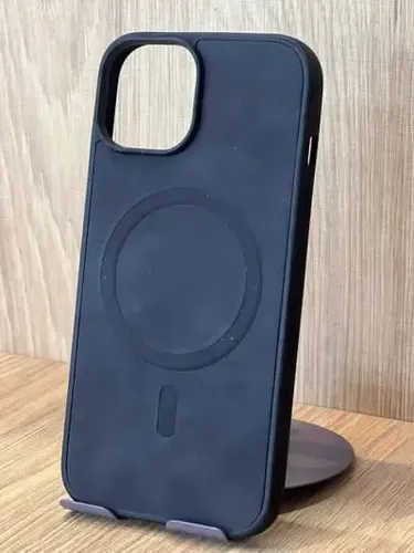 iPhone 15 Leather MagSafe Negro