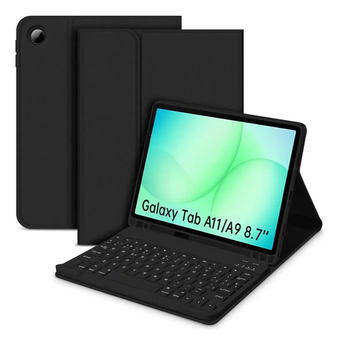 Samsung Galaxy Tab A9/A11 Con Teclado Negro